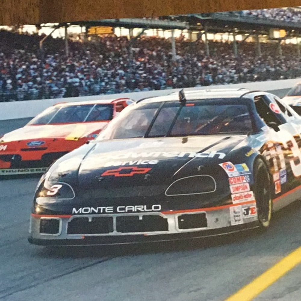 3 photos and gift bag Indy Speedway circa 2003